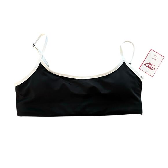 Andie Swim The Dolphin Bikini Top in Black M NWT - Picture 2 of 4